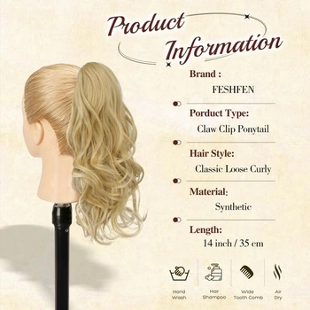 Příčesek FESHFEN culík blond