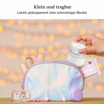 Dávkovač s pumpičkou HOTUT Airless, balenie 3 ks 15ml krému s pumpičkou, znovu naplniteľná vákuová