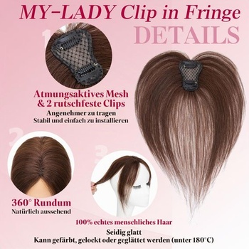 Dámská paruka My-Lady clip in Pony