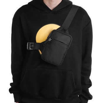 Kabelka cez rameno Sling Chest Crossbody, vodotesná taška cez rameno pre mužov aj ženy, veľkosť S,