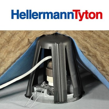 HellermannTyton - Sada 6 ochranných krytov pre zapustené bodové svetlá