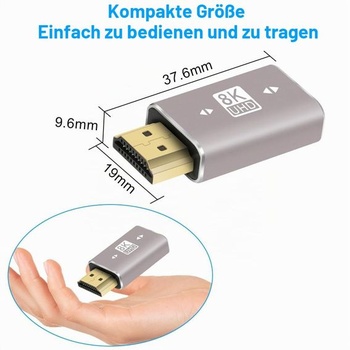 Adaptér AXFEE Mini HDMI, 2v1 mini adaptér samec-samica, samica-samec