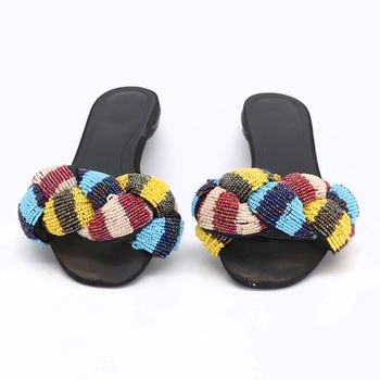 Dámské pantofle multicolor vel. 37