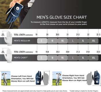 Pánské golfové rukavice FINGER TEN pravá M