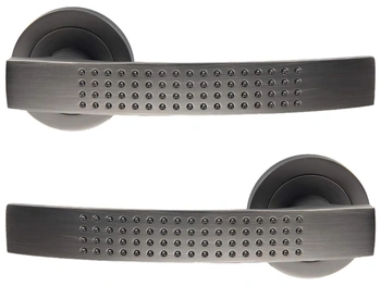 2 dveřní kování Louna, rozetové kování, průměr 50 mm,…
