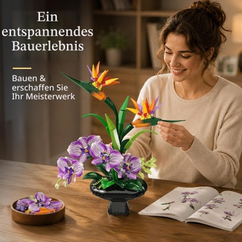 Stavebnice orchidej PLAXSOON SC8844