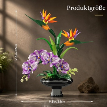 Stavebnice orchidej PLAXSOON SC8844