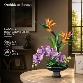 Stavebnice orchidej PLAXSOON SC8844