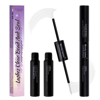 Lepidlo na riasy WENDY LASHES, priehľadné lepidlo, 2 v 1,…