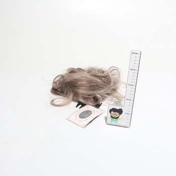 BARSDAR Krátká vlnitá popelavě blond paruka, vlnité paruky po ramena pro ženy, krátká vlnitá