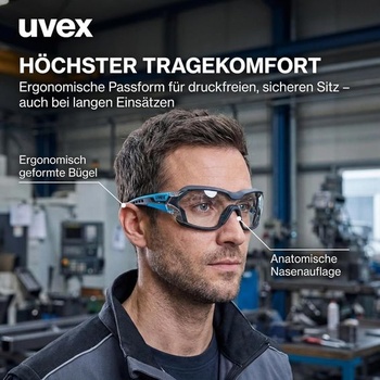 Uvex pheos nxt guard - Ochranné brýle - Ochranné brýle se 100% UV ochranou - Vnitřní strana s