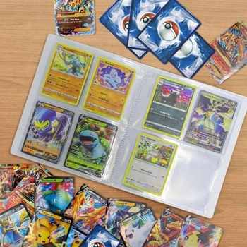 Album sběratelských karet Pokémonů, 4 kapsy, 30 stran, kapacita 240 karet, klasický styl