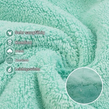 Psí sušiaci kabát S Green – mikrovlákno, rýchloschnúci, s kapucňou a nastaviteľným pásikom na bruchu –