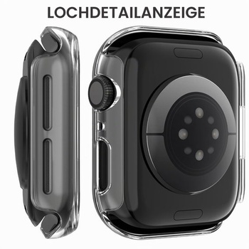 Ochranné púzdro Diruite pre Apple Watch SE 3/2/1/Series 6 5 4 40 mm, priehľadné 40 mm