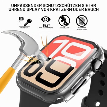 Ochranné púzdro Diruite pre Apple Watch SE 3/2/1/Series 6 5 4 40 mm, priehľadné 40 mm