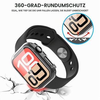 Ochranné púzdro Diruite pre Apple Watch SE 3/2/1/Series 6 5 4 40 mm, priehľadné 40 mm