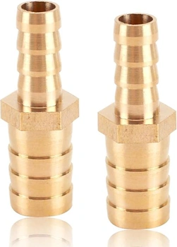 2 kusy mosadzných hadicových spojok 14 mm x 8 mm s…