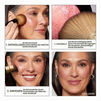 Štetec na make-up LAURA GELLER pre všetky typy líčenia a podkladových make-upov, vhodný pre tekuté,