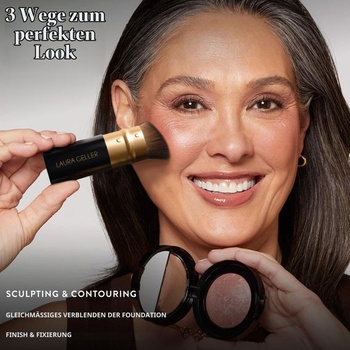 Štetec na make-up LAURA GELLER pre všetky typy líčenia a podkladových make-upov, vhodný pre tekuté,