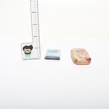Balíček mini plechoviek PoKéMoN, 50 rôznych kariet, 1 náhodne vybraná extrémne vzácna herná minca