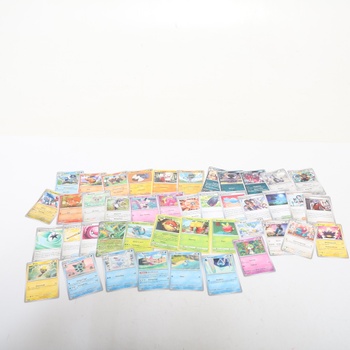 Balíček mini plechoviek PoKéMoN, 50 rôznych kariet, 1 náhodne vybraná extrémne vzácna herná minca