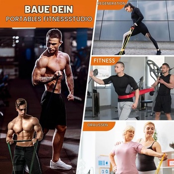 Fitness gumy, sada 4 ks, odporové gumy, naťahovacia pomôcka, prenosný tréning, posilňovanie svalov,