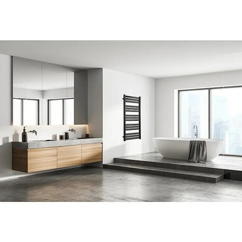 Kúpeľňový radiátor TVS Design Paso 15-500, 50 x 112 cm, 283 W, čierna - B