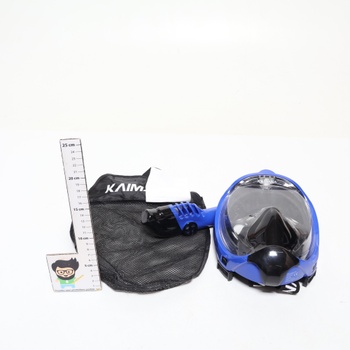 Ocenená šnorchlovacia maska ​​KAIMANA® pre dospelých aj deti - absolútne bezpečná pre CO2 - vrátane