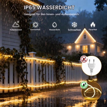 LED pásik Sucikorio 230 V stmievateľný silikón