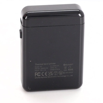 Tlačiareň štítkov ORGBRO X1, mini Bluetooth termálna tlačiareň štítkov, samolepiaci štítkovač, prenosný