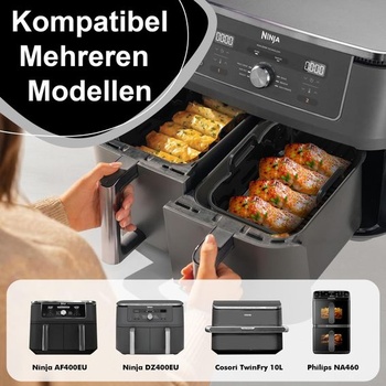 Silikónová vložka do formy s vekom pre fritézu Philips Airfryer 4000 Series Stacked Dual Basket