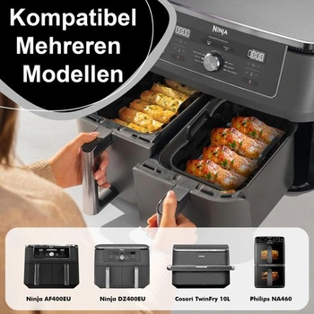 Silikonová vložka do formy s víkem pro fritézu Philips Airfryer 4000 Series Stacked Dual Basket