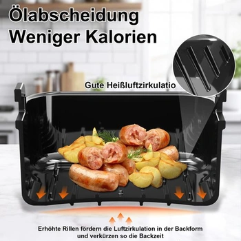 Silikonová vložka do formy s víkem pro fritézu Philips Airfryer 4000 Series Stacked Dual Basket