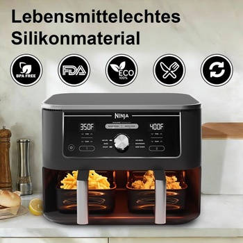 Silikónová vložka do formy s vekom pre fritézu Philips Airfryer 4000 Series Stacked Dual Basket