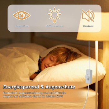 AXFEE LED stmievač, 1násobný, otočný prepínač LED káblového stmievača (biely)