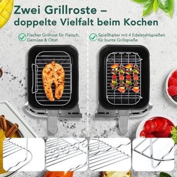 Príslušenstvo k fritéze Ninja Airfryer 18-dielna sada pre AF400EU, silikónové formy, grilovací rošt