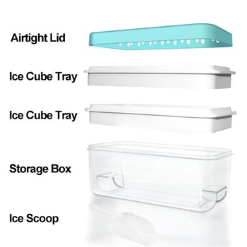 Nádoba na ľad Quelien QU-Blue ice tray