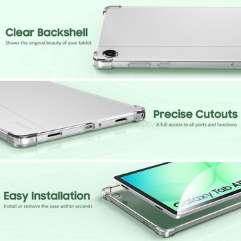 Priehľadný kryt TiMOVO pre Samsung Galaxy Tab A11+/A11 Plus 11 palcov 2025 Galaxy Tab A11+ 11 2025
