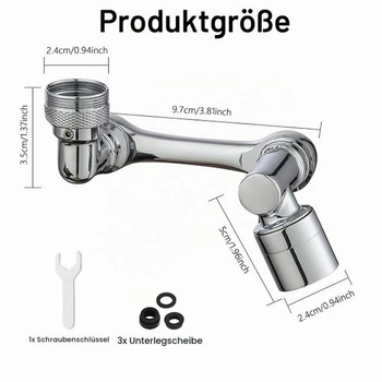 Prodloužení baterie, Otočné prodloužení baterie o 1080°, Otočný nástavec na baterii, Prodloužení
