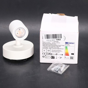 LED stropné svietidlo da LIGHT, 1 svetlo, otočné stropné bodové svetlo, 3CCT bodové svetlo teplá