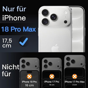 Matný ochranný kryt JETech pre iPhone 18 Pro Max, balenie po 2 ks