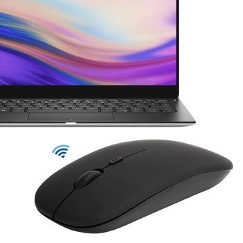 Bezdrátová myš Dioche - bezdrátová myš Bluetooth 5.0 pro OS X a notebooky a tablety v černé barvě