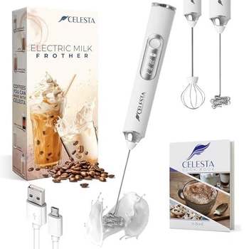 Elektrický ručný napeňovač mlieka Celesta – 3-stupňový…