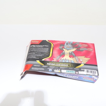 Pokémon: Zberateľská figúrka Mega Lucario-ex (1 lesklá promo karta, 1 promo karta veľkého formátu,