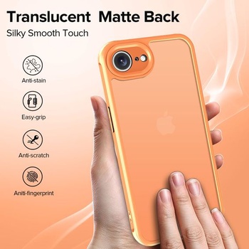 Pouzdro ivoler pro iPhone 17e / 16e, [vojenský standard] nárazuvzdorné a proti poškrábání odolné