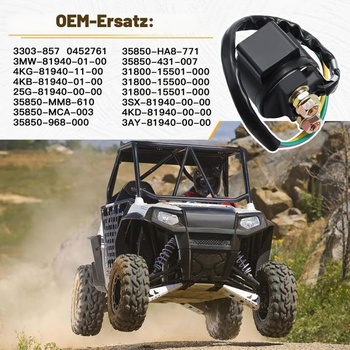 Štartovacie relé, solenoidový spínač pre štvortaktný motor GY6 50 ccm 150 ccm 200 ccm 250 ccm
