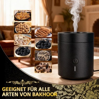 Elektrický difuzér BRICH Oud a Bakhoor – Přenosný USB