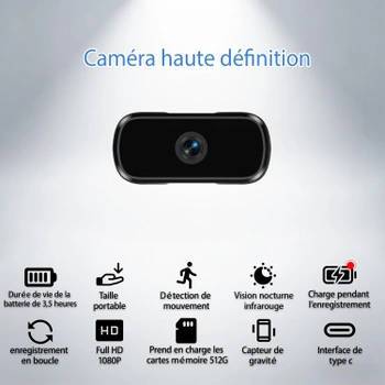 Mini kamera ADGFDKJ 1080P HD