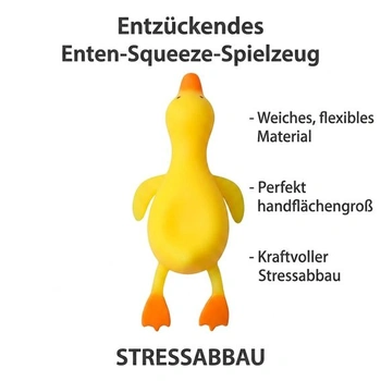 Antistresové mačkací hračky Kachničky ve žluté barvě, měkké mačkací hračky s krabičkou, měkké