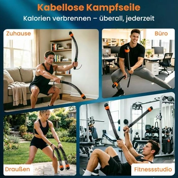 Zátěžové bojové lano bez lana, nastavitelné závaží pro domácnost i posilovnu